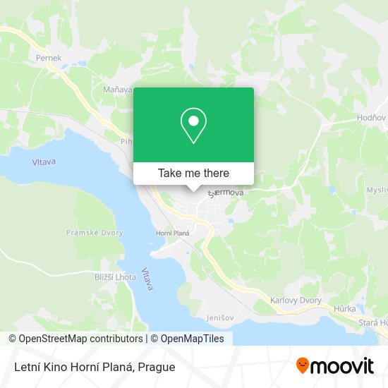 Letní Kino Horní Planá map