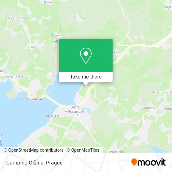 Карта Camping Olšina