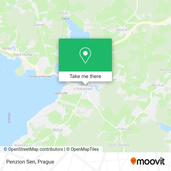 Карта Penzion Sen
