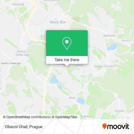 Obecní Úřad map