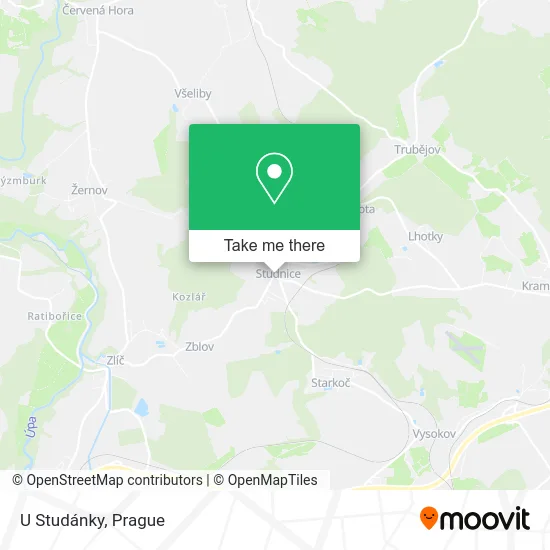 Карта U Studánky