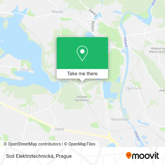 Карта Soš Elektrotechnická