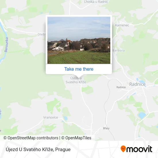 Карта Újezd U Svatého Kříže