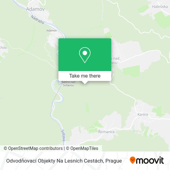 Odvodňovací Objekty Na Lesních Cestách map