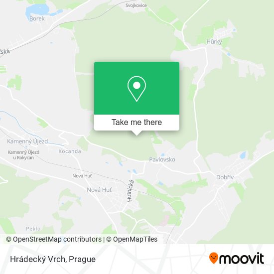 Hrádecký Vrch map