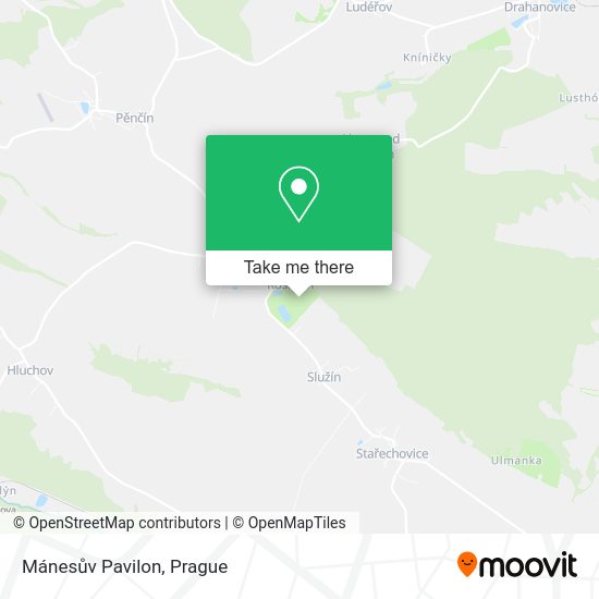 Mánesův Pavilon map