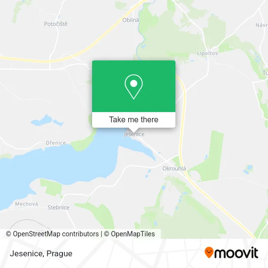 Карта Jesenice