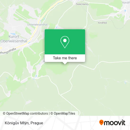 Königův Mlýn map