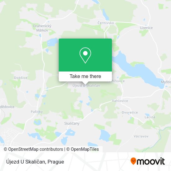 Újezd U Skaličan map