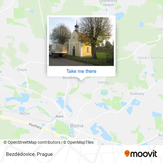 Карта Bezdědovice