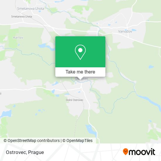 Карта Ostrovec
