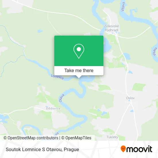 Карта Soutok Lomnice S Otavou