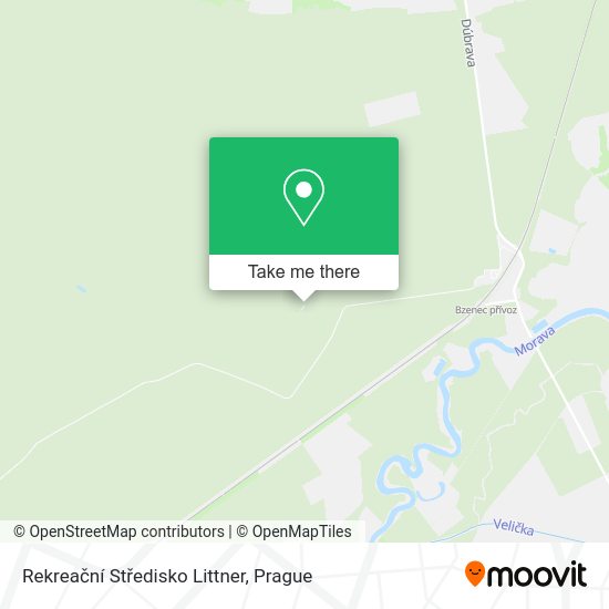 Rekreační Středisko Littner map