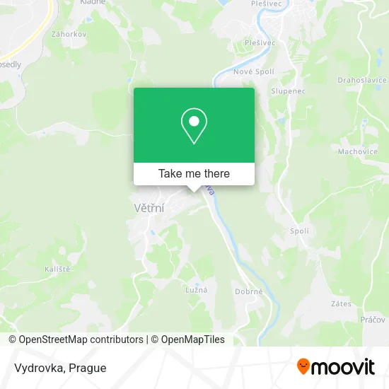 Карта Vydrovka