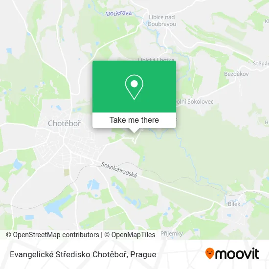 Evangelické Středisko Chotěboř map