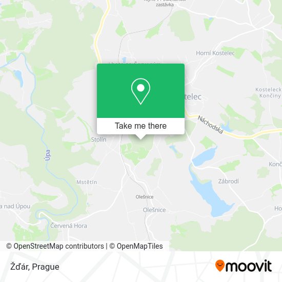 Карта Žďár