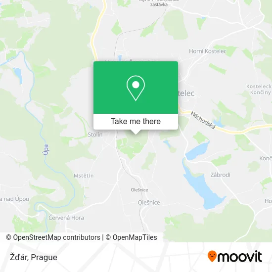 Карта Žďár