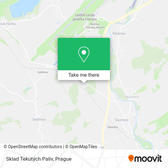 Sklad Tekutých Paliv map