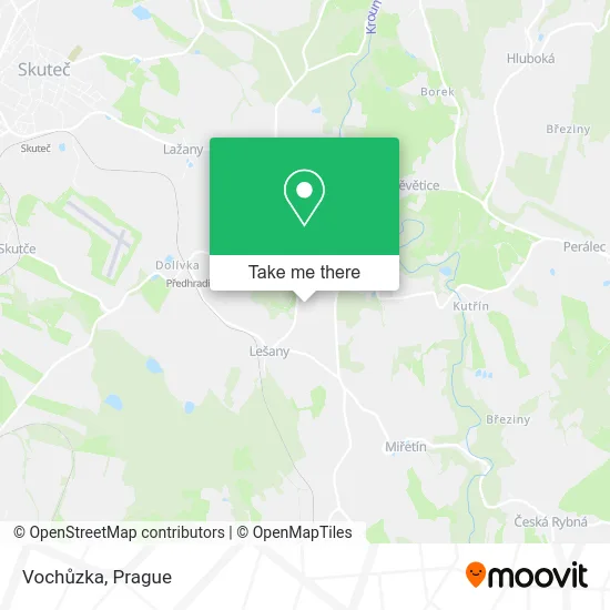 Карта Vochůzka