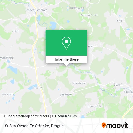 Suška Ovoce Ze Stříteže map