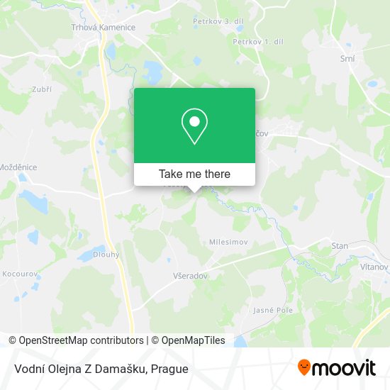 Vodní Olejna Z Damašku map