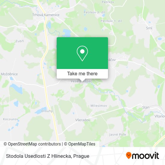 Stodola Usedlosti Z Hlinecka map