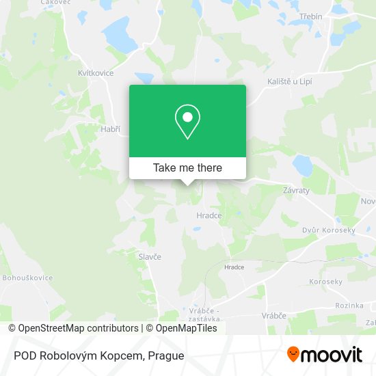 Карта POD Robolovým Kopcem