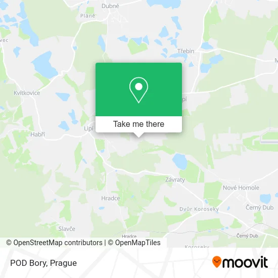 Карта POD Bory