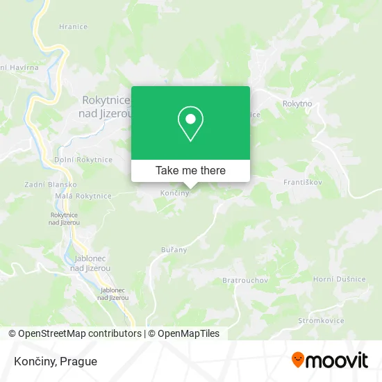 Карта Končiny