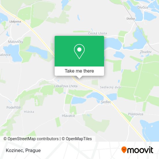Карта Kozinec