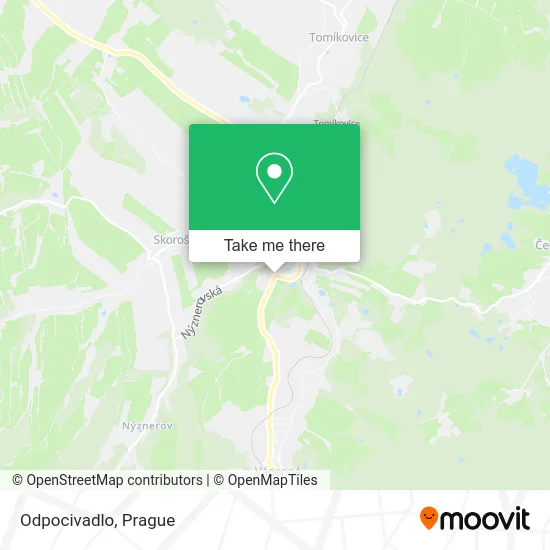 Карта Odpocivadlo