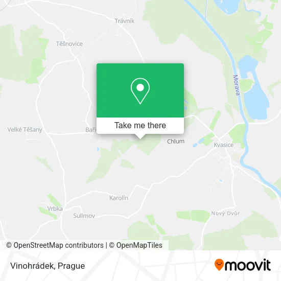 Карта Vinohrádek