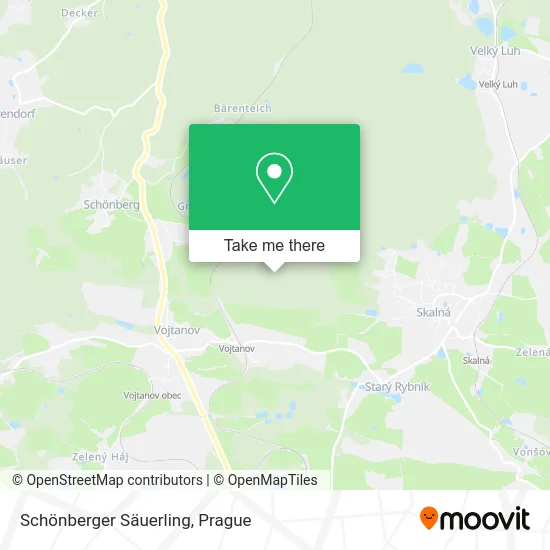 Карта Schönberger Säuerling