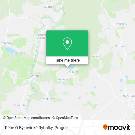 Péče O Býkovické Rybníky map