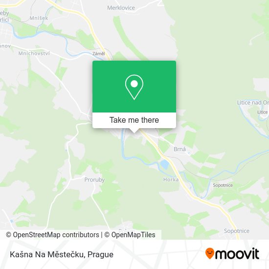 Kašna Na Městečku map