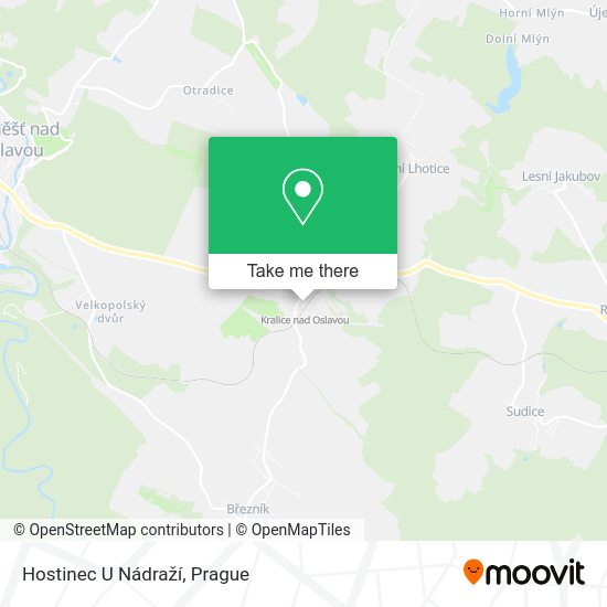 Hostinec U Nádraží map