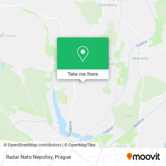 Карта Radar Nato Nepolisy