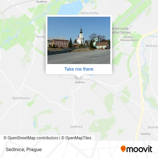 Карта Sedlnice