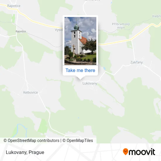 Карта Lukovany