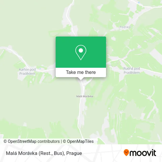 Malá Morávka (Rest., Bus) map