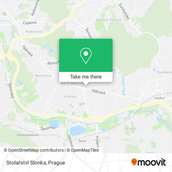 Stolařství Slonka map