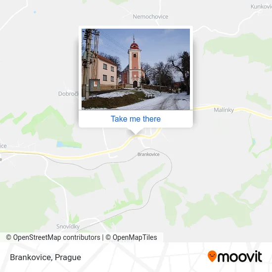 Карта Brankovice