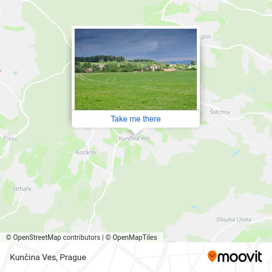 Карта Kunčina Ves