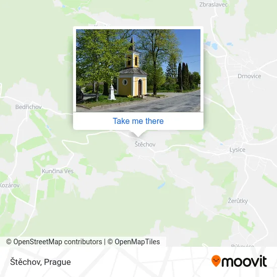 Карта Štěchov