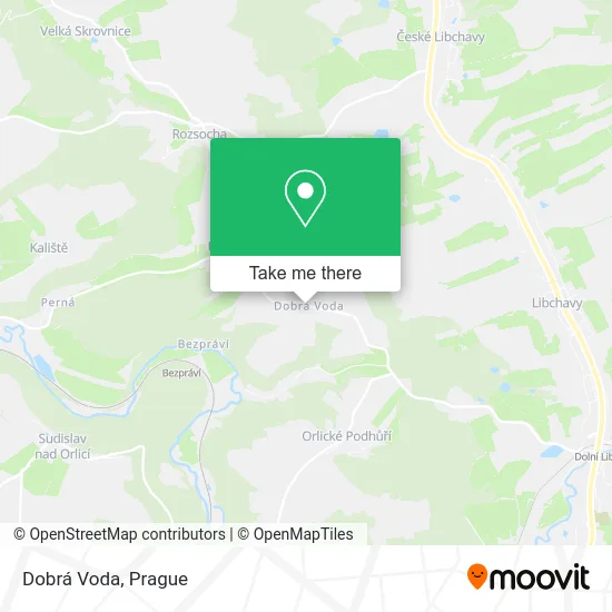 Карта Dobrá Voda