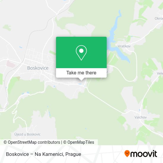 Boskovice – Na Kamenici map