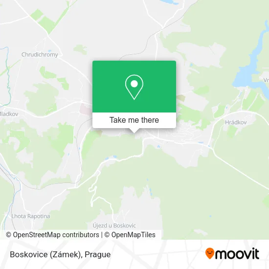 Карта Boskovice (Zámek)