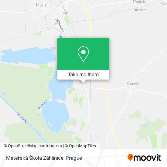Mateřská Škola Záhlinice map