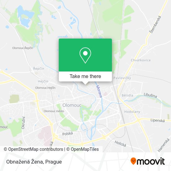Obnažená Žena map