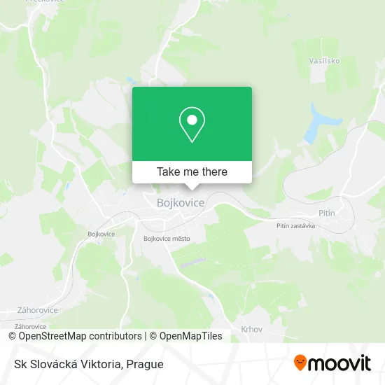 Карта Sk Slovácká Viktoria